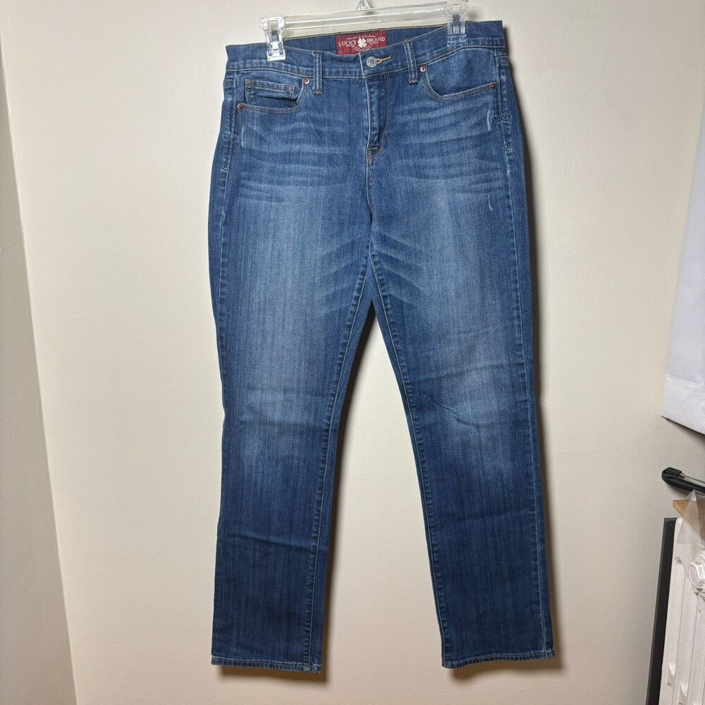 Lucky Brand Womens Straight Leg Denim Jeans Sofia Straight size 12/31